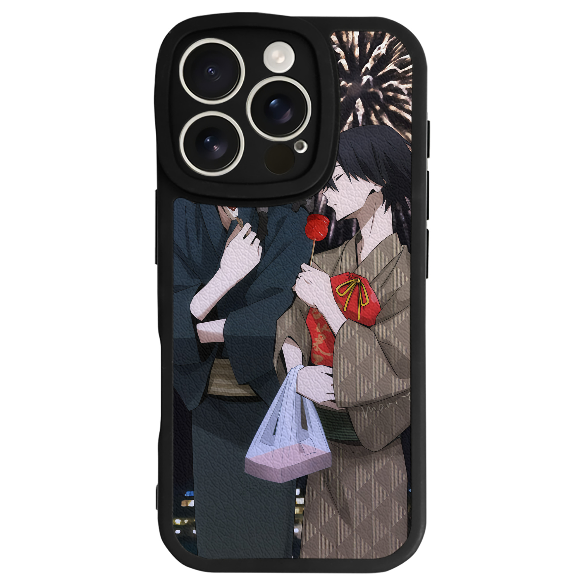 （画像用） 文豪ストレイドッグス Bungo Stray Dogs 【iPhone 16シリーズ対応】シリコンスマホケース（レザー調） 材質：シリコン